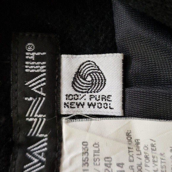 SAVANNAH Women's VINTAGE Academia Wool Teacher Straight Black Midi Skirt 8 - Picture 8 of 8